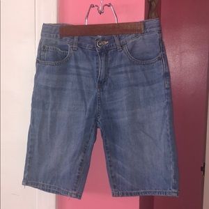 Denim shorts